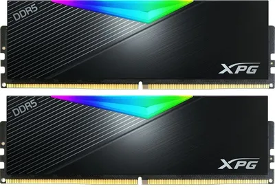 Оперативная память A-DATA AX5U6400C3232G-DCLARBK, 2×32GB, DDR5, 6400MHz, CL32, RGB