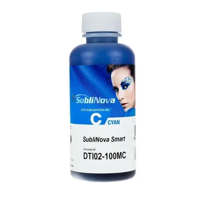 Чернила InkTec DTI02-100MC, голубой, сублимационные, 100мл