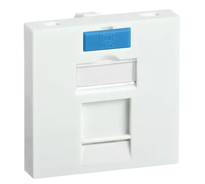 Вставка ITK CS6-12M, 45×45 мм, 1 модуль Keystone Jack, с маркером