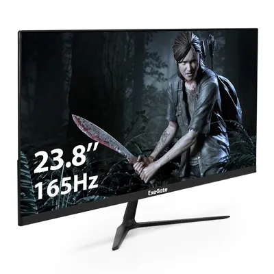 Монитор ExeGate Combat EG2407CA, 23.8", IPS, FHD, 165 Гц, 1 мс