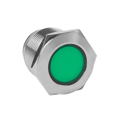 Лампа сигнальная EKF s-pro67-321, зеленая, 19мм, 230В