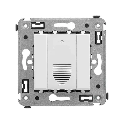 Звонок DKC 4400193, 2 модуля, Avanti, Белое облако