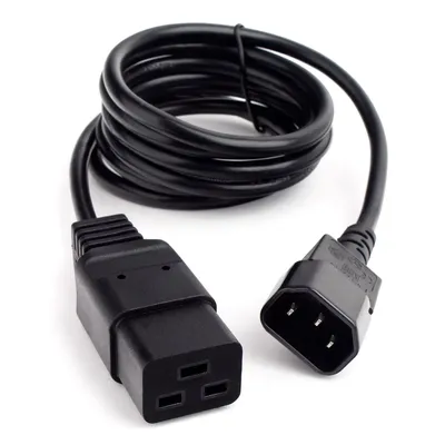 Кабель питания Cablexpert PC-C14-C19-16A-1.8, C14→C19, 16А, 1.8м