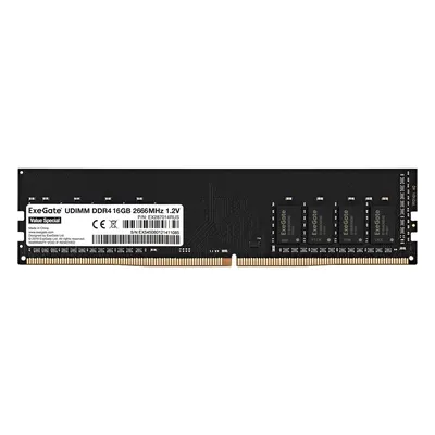 Оперативная память ExeGate EX287014RUS, 16ГБ DDR4 2666MHz UDIMM