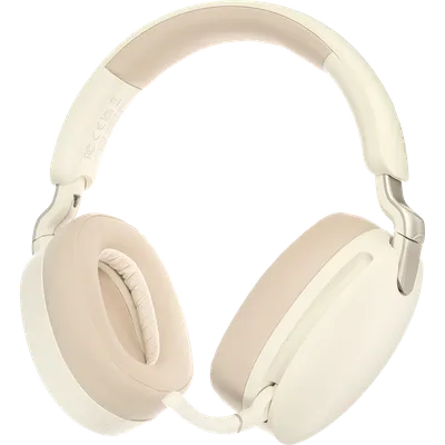 Гарнитура AULA A500, полноразмерная, Bluetooth 5.4 и USB Type-C, 36 Ом, бежевая