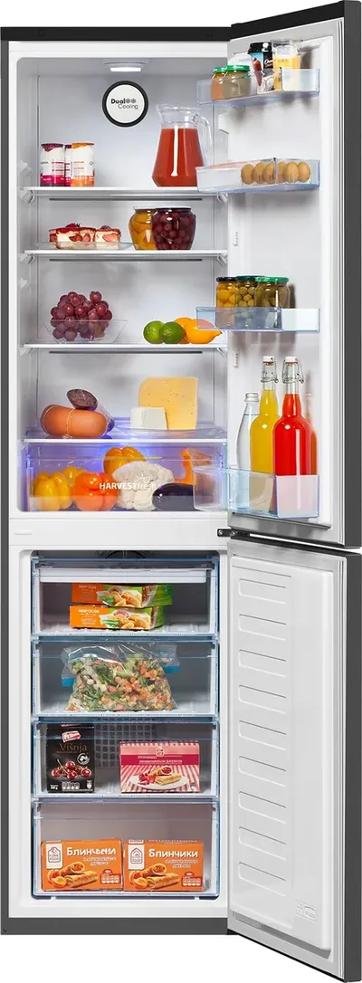 Холодильник Beko B3R0CNK332HG, 200/100л, No Frost