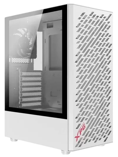 Корпус ПК A-DATA VALORAIRMT-WHCWW, XPG VALOR AIR, ATX, Midi Tower, белый