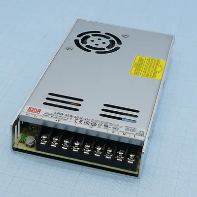Преобразователь AC-DC Mean Well LRS-350-36, 349.2Вт, 115/230В AC→36В/9.7А