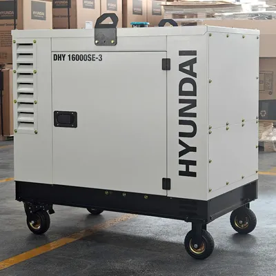 Генератор Hyundai DHY 16000SE-3, дизельный, 12 кВт, 380 В, IP23