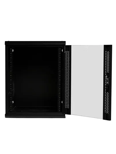 Шкаф настенный 19" Пожтехкабель-СКС 204-008, 15U, 775×600×600 мм, стеклянная дверь