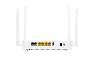 Терминал SNR SNR-ONU-XGSPON-2.5G-3G-2P-DW6, XGSPON, 3×1GbE + 1×2.5GbE, 2×POTS, Wi-Fi 6
