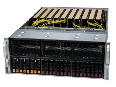 Сервер Supermicro SYS-421GE-TNRT, 4U, 2×LGA4677, 32×DDR5, 16×2.5"
