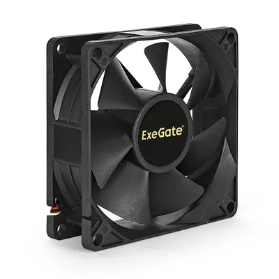 Вентилятор ExeGate ExtraPower EP08025S3P, 80x80x25 мм, 12 В, 3-pin, 2200 об/мин