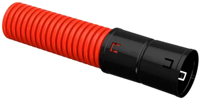 Труба гофрированная IEK ELASTA CTG12-075-K04-100-R, ПНД, d=75 мм, 100 м, красная