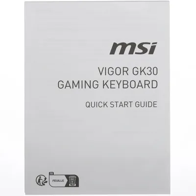 Клавиатура MSI VIGOR GK30, проводная USB, 104 клавиши, RGB, плунжерные переключатели