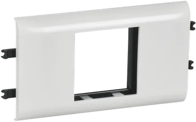 Рамка IEK DLP 010952, на 2 модуля 45×45, для кабель-канала 65 мм, белая