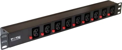 БРП LANMASTER TWT-PDU19-16A9C39L-C20, 19", 1-фазный, 16А, 9xC39, C20