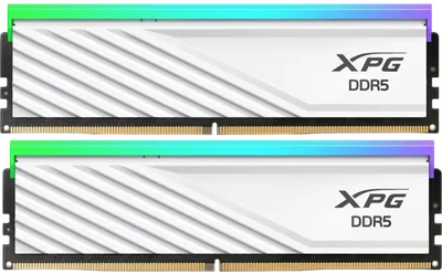 Модуль памяти ADATA XPG Lancer Blade RGB AX5U6000C4816G-DTLABRWH, DDR5, 32 ГБ (2×16 ГБ), 6000 МГц, CL48