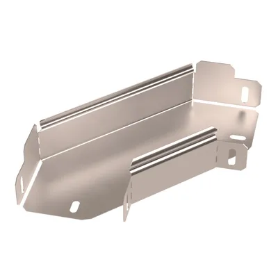 Угол Промрукав PR16.3554, горизонтальный 90°, INOX AISI 409, 100×50