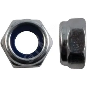 Гайка FIT 28721, DIN985, М20, самоконтрящаяся, оцинкованная, 100 шт