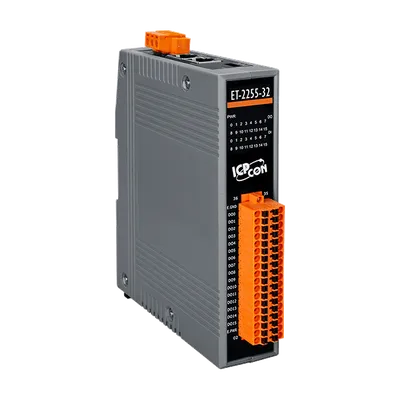 Модуль ввода/вывода ICP DAS ET-2255-32, 16 DI + 16 DO, 2×Ethernet 10/100