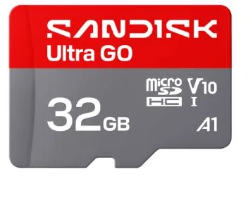 Карта памяти SanDisk Ultra GO SDSQUGN-032G-GN6MN, microSDHC, 32 ГБ, Class 10, UHS-I