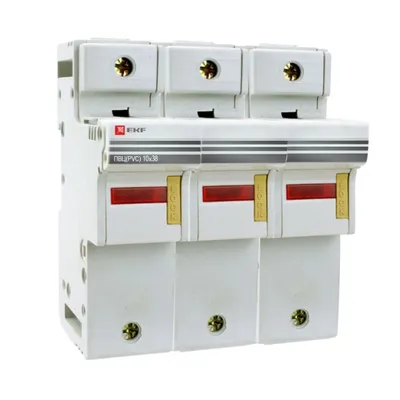 Предохранитель-разъединитель EKF pr-10-38-3, 10x38, 3P