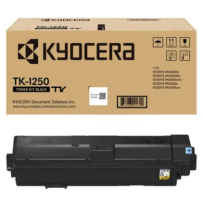 Тонер-картридж Kyocera TK-1250, черный, 3000 стр.