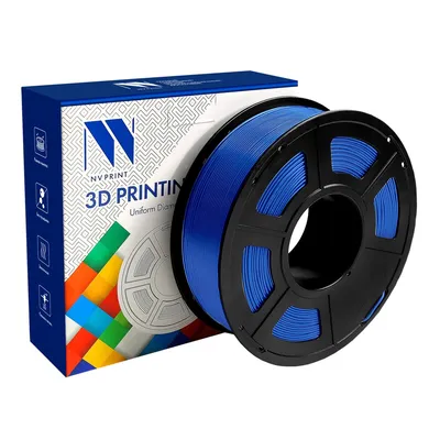 Филамент NV Print NV-3D-TPU-SILK-BLUE, TPU Silk, 1,75 мм, 1 кг, синий