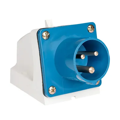 Вилка стационарная EKF ps-513-16-220, 16А, 2P+PE, 220В, IP44