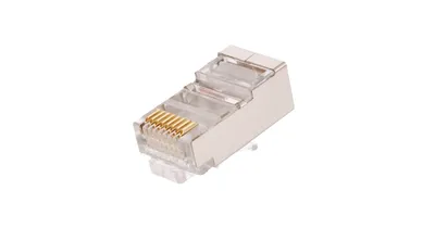 Коннектор NETLAN EC-UP8P8C-SD-003-TR-100, RJ45/8P8C, кат.5e, экранированный, 100шт.