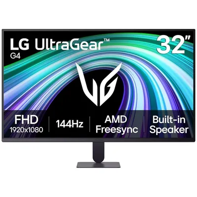Монитор LG 32G403B-B, 31.5", 1920x1080, 144Hz, VA