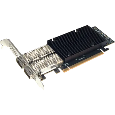 Сетевая карта/ Broadcom 2-Port 100G QSFP56 Network Adapter, BCM57508, PCI-E x16