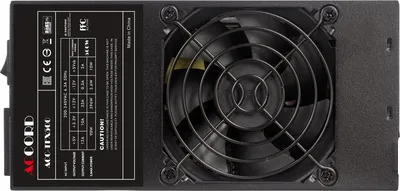 Блок питания Accord ACC-TFX500 80+W, TFX, 500 Вт, 80 PLUS White, APFC