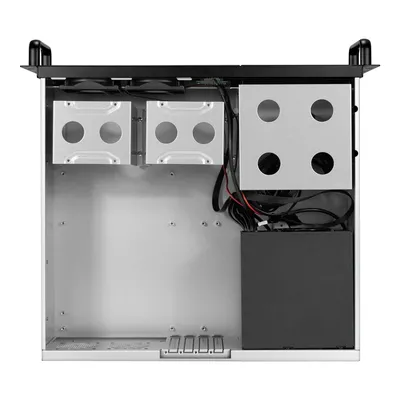 Exegate EX298419RUS Серверный корпус ExeGate Pro 3U400-07 <RM 19", высота 3U, глубина 400, БП 800ADS, 2*USB>