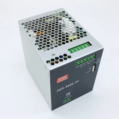 Преобразователь AC-DC Mean Well XDR-960E-24, DIN-рейка, 960Вт, 24В/40A