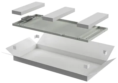 Панель ITK LN35-42U6X-ZM задняя для шкафа 42U, 600 мм, серая