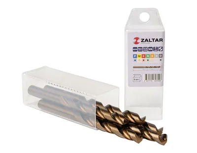 Сверло по металлу ZALTAR ZA-74105-S5, HSS-E Co5, DIN 338, 10,5 мм, 5 шт.