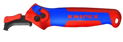 Нож кабельный Knipex KN-1650145SB, 146 мм, с трещоткой