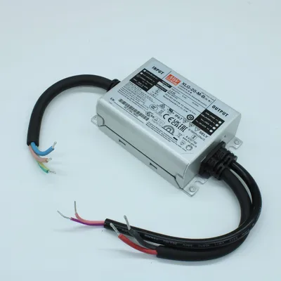 LED-драйвер Mean Well XLG-20-M-B, AC-DC, 21Вт, 0.5А/25.2…42В, IP67, димминг 3 в 1