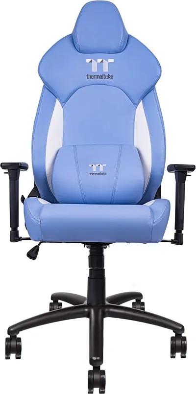 Геймерское кресло Thermaltake V Comfort GGC-VCO-LWLWDS-01, Blue/White