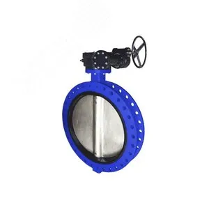 Затвор дисковый TECOFI VPE4448-08EP0400, Ду400, Ру16, чугун, EPDM, редуктор
