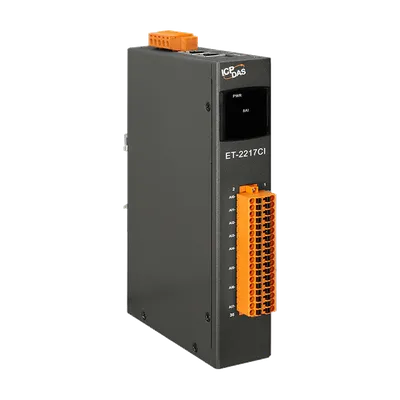 Модуль ICP DAS ET-2217CI CR, 8 каналов аналогового ввода, 16 бит, 2×Ethernet