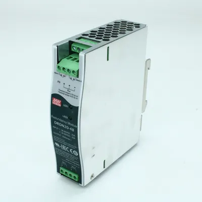 Модуль резервного питания Mean Well DRDN20-48, DC-DC, 2×36…60В/20А, 20А