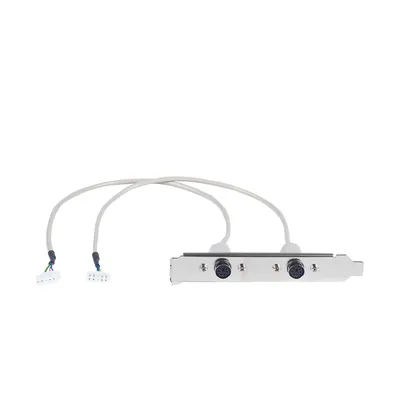 Планка Axiomtek 6080309 с двумя PS/2 разъемами, для монтажа в корпус