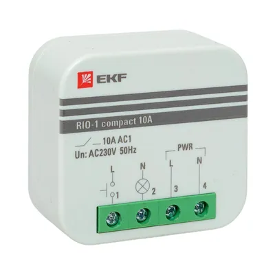 Импульсное реле RIO-1 compact 10А EKF PROxima (rio-1k-10)