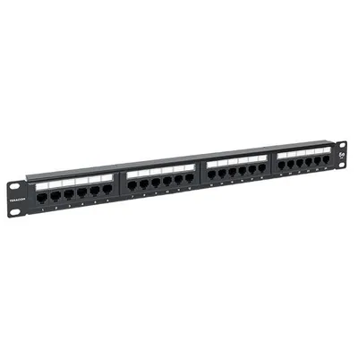 Патч-панель EKF TRC-PPNL-5EUTP-1U24, 19", Cat.5E, UTP, 24 порта, 1U