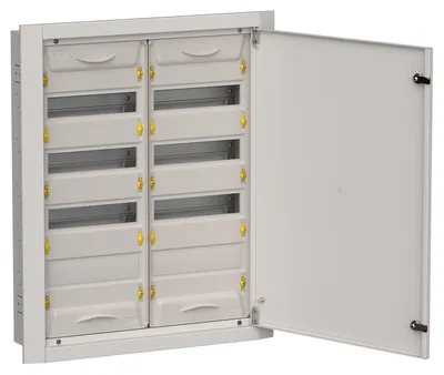 Корпус шкафа IEK TITAN 5 ЩРв-96 (2х48), 96 модулей DIN, 755×625×130 мм, IP31, сталь