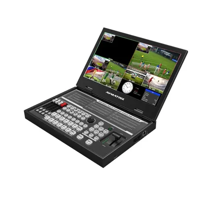 Видеомикшер AVMatrix PVS0615U, 6 каналов, SDI, USB, 15,6"
