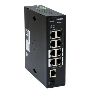Коммутатор POWERTONE PUS-TS08G-BTi, неуправляемый, 8×1GbE PoE++, 1×SFP
